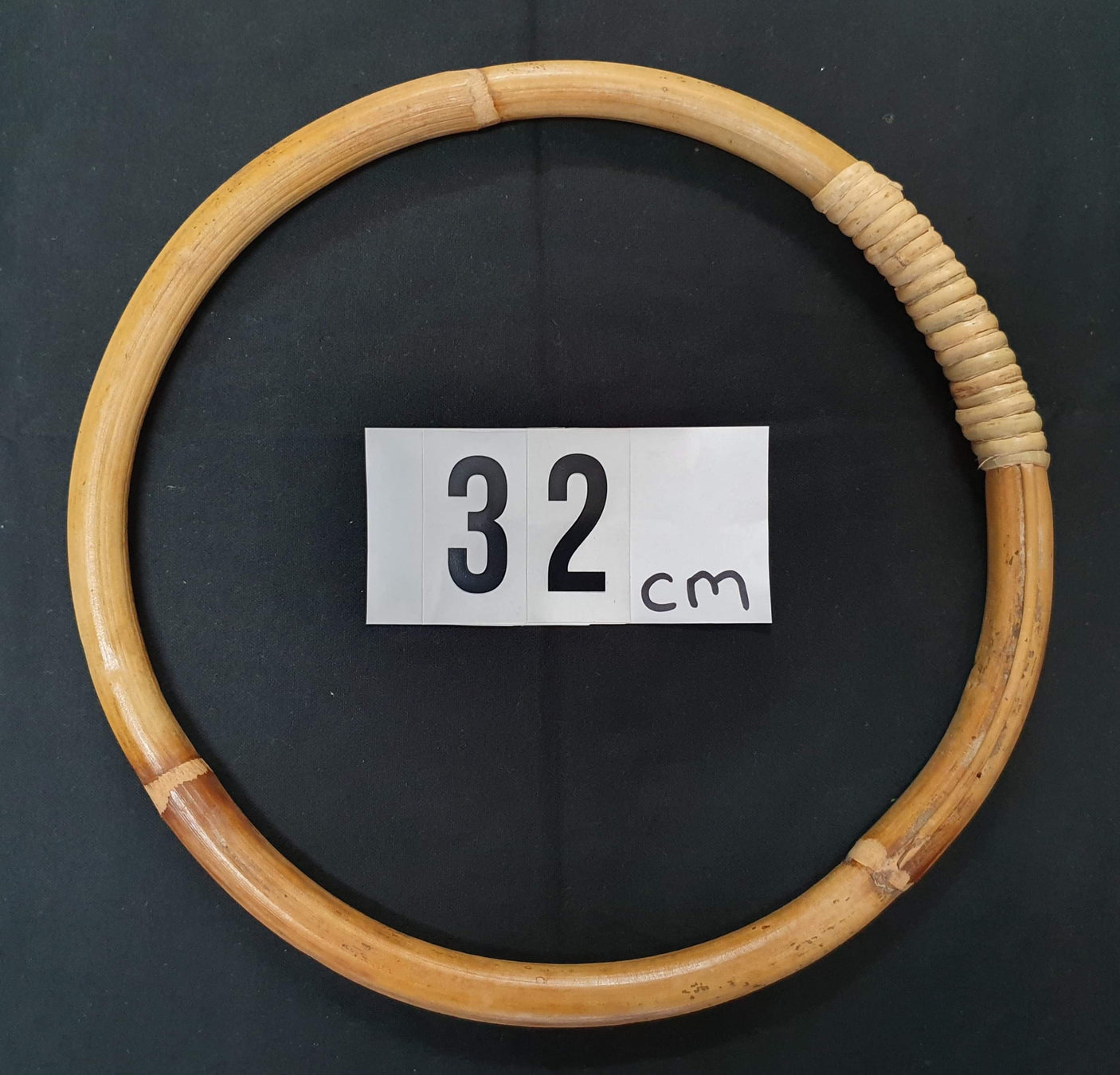 16cm - 17cm Thin Rattan Hoop - Natural & Handmade