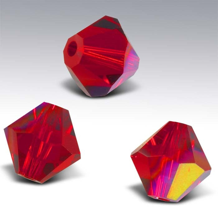 4mm Bicone Swarovski Crystal Beads (10 beads)