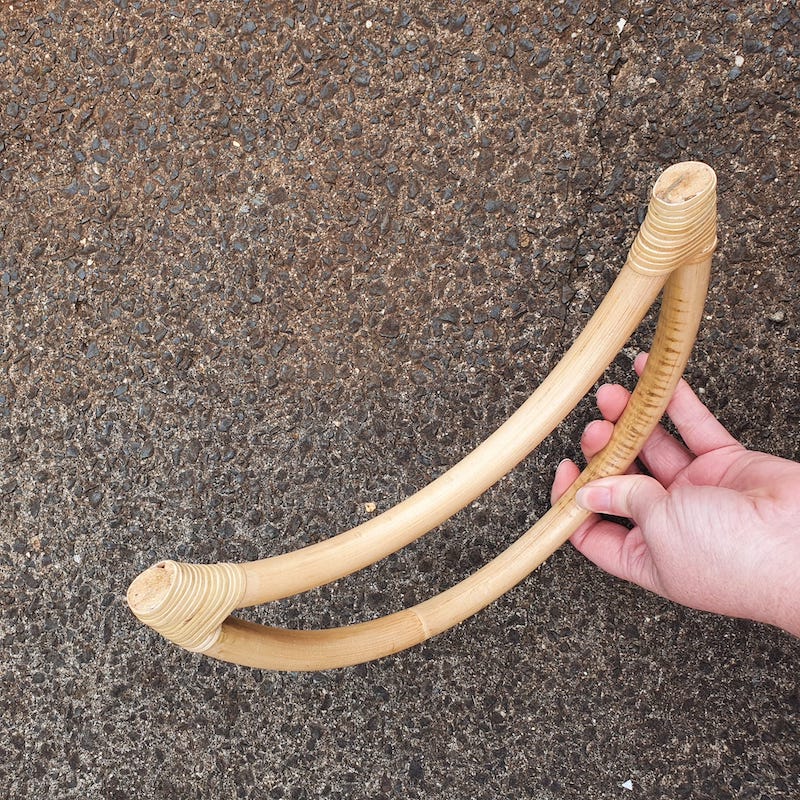 Rattan Natural Hand Made Moons - 35-38cm