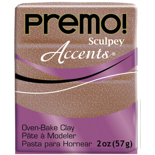 Rose Gold Glitter (57g) - Premo! Sculpey Polymer Clay