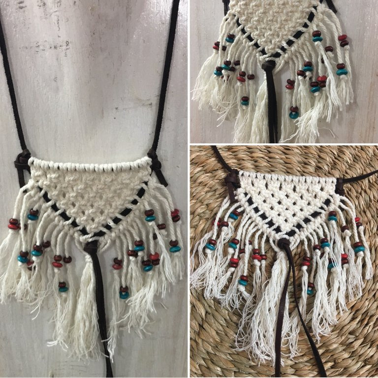 Boho Macrame Necklace Pattern