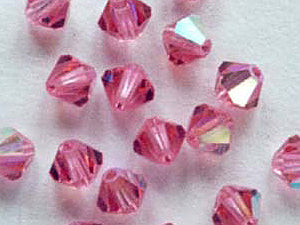 4mm Bicone Swarovski Crystal Beads (10 beads)