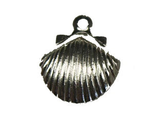 12mm Shell Charms (20) - Silver