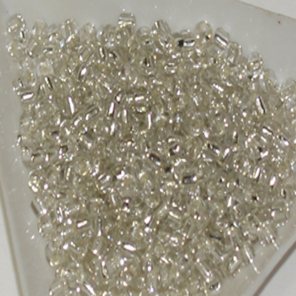 Clear - 8/0 Silverlined (50g) - Seed Beads