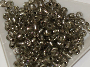 Grey - 6/0 Silverlined (50g) - Seed Beads