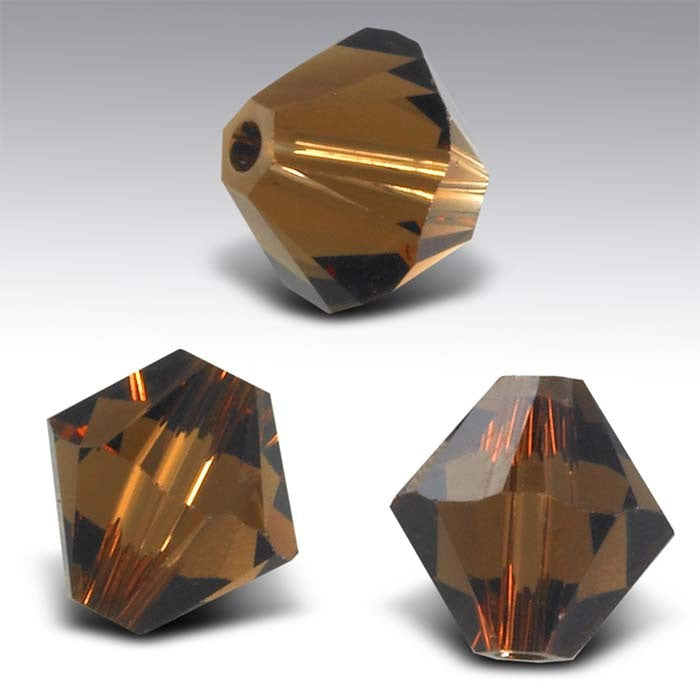 6mm Bicone Swarovski Crystal Beads (10 beads)