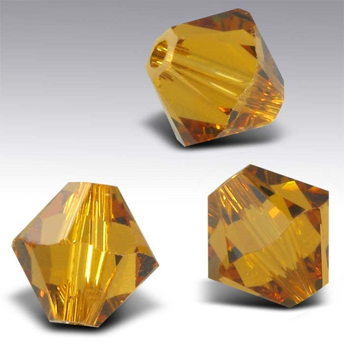 6mm Bicone Swarovski Crystal Beads (10 beads)