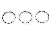 Twisted Closed Rings 15mm - 2 colours available