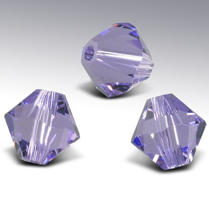 6mm Bicone Swarovski Crystal Beads (10 beads)