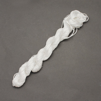 White (20m) 1mm Braided Thread