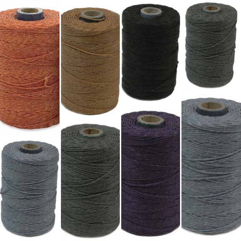 Beadsmith Waxed Irish Linen Necklace Cord - 1mm Thick, 50 Yard Spool