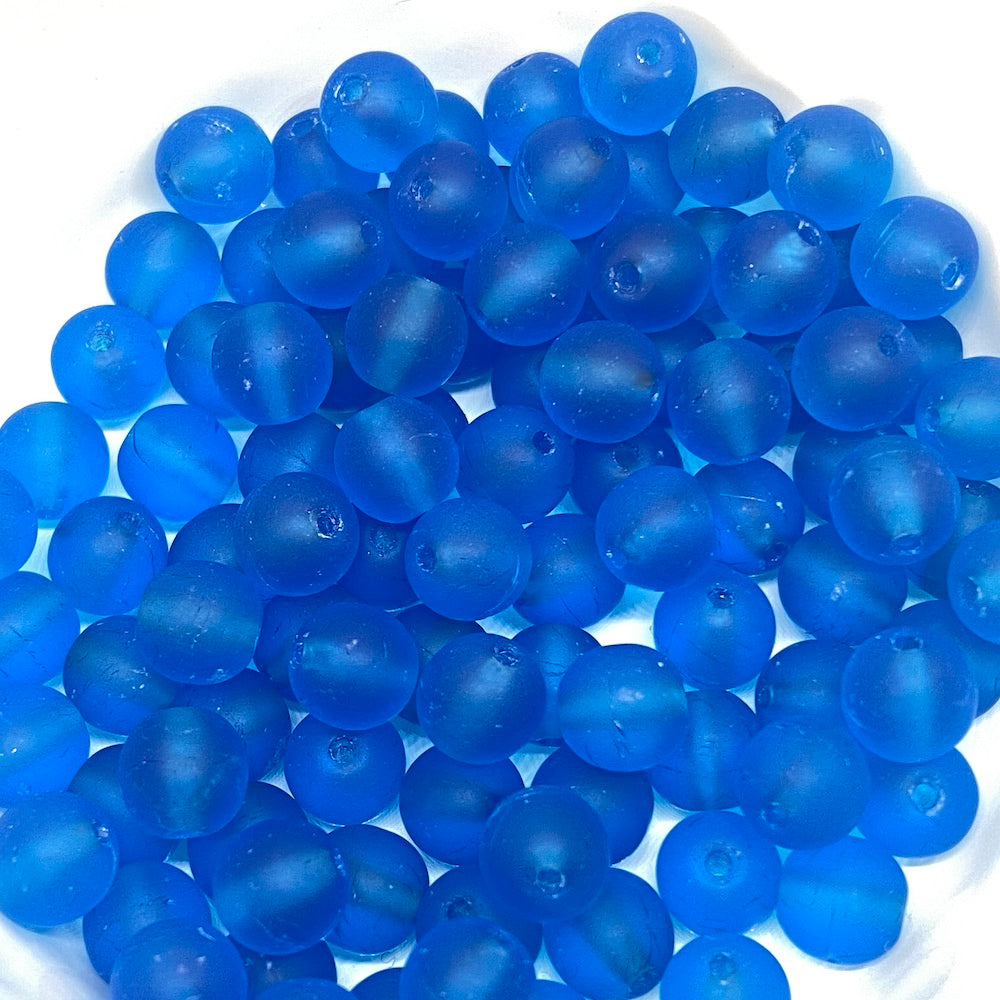 Green & Blue Czech Glass Beads