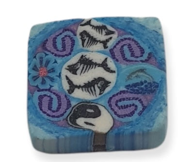 10mm Square Fimo Beads