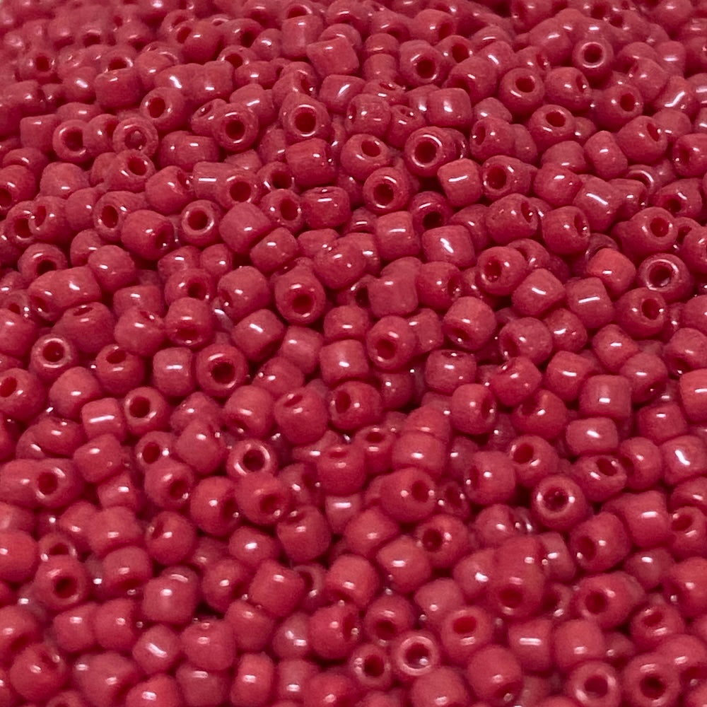 12/0 (#736) Reddish Brown Opaque - 23g Tube - Bead Shack