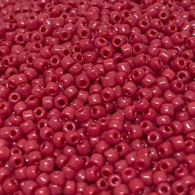 12/0 (#736) Reddish Brown Opaque - 23g Tube - Bead Shack