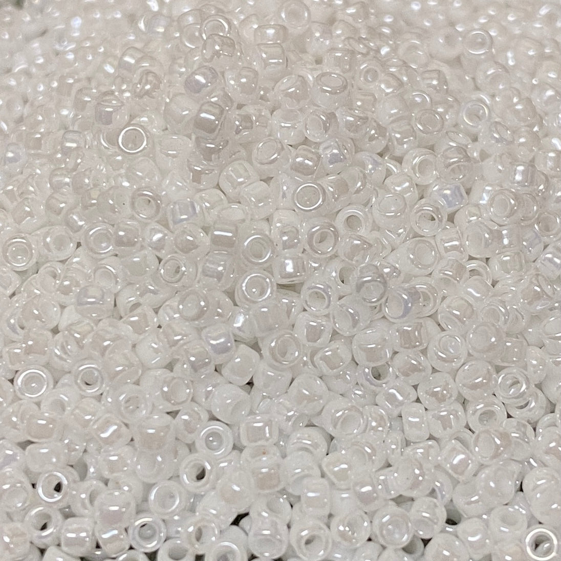 12/0 (#766) White Opaque Lustre - 24 gram tube