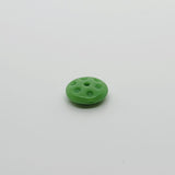 9mm Rondelle (100) - Green Opaque - Vintage Czech Glass Beads