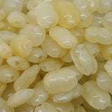 10x7mm Rice Chip (50) - Citrine - Gemstone Look Vintage Lucite Beads