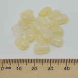 10x7mm Rice Chip (50) - Citrine - Gemstone Look Vintage Lucite Beads