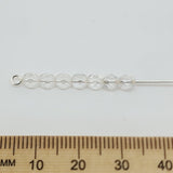 4mm Fire Polish (1,000) - Crystal Transparent - Vintage Czech Glass Beads