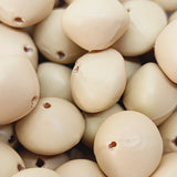 10x12mm Rondelle (50) - Blush - Pottery Look Lucite Beads - Matte