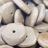 2.5x13mm Disc (25) - Mocha - Bakelite Vintage Beads