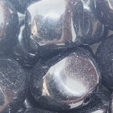 18x18mm Pinched Nugget Vintage Lucite Beads (10) - Black