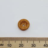 4x10mm Bead End (50) - Maple - Vintage Wood Stained Look Beads