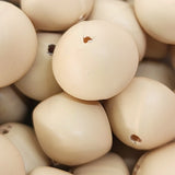 12x14mm Rondelle (50) - Blush - Pottery Look Lucite Beads - Matte