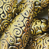 Teardrop (5) - Antique Gold - Vintage Metalised Beads