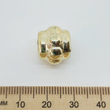 12x14mm Tube (25) - Gold - Vintage Metalised Beads