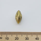 Saucer (25) - Antique Gold - Vintage Metalised Beads