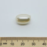 14x8mm Oval (10) - Cream - Vintage Acrylic Pearls