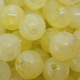 10mm Round (25) - Citrine - Gemstone Look Vintage Lucite Beads