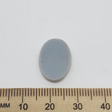 18x13mm Oval (1) - Facing Left - Grey & Ivory - Vintage Cameo