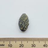 18x19mm Twist (25) - Khaki - Pottery Look Lucite Beads - Glossy