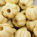 10x11mm Onion (25) - Cream - Vintage Lucite Beads