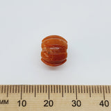 10x12mm Barrel (25) - Sienna - Vintage Lucite Beads