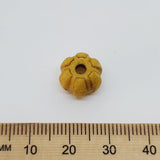 10x11mm Onion (25) - Matte Tan - Vintage Lucite Beads