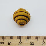 15x16mm Beehive (10) - Cream - Vintage Lucite Beads