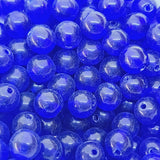 6mm Round (150) - Sapphire Transparent - Vintage Czech Glass Beads