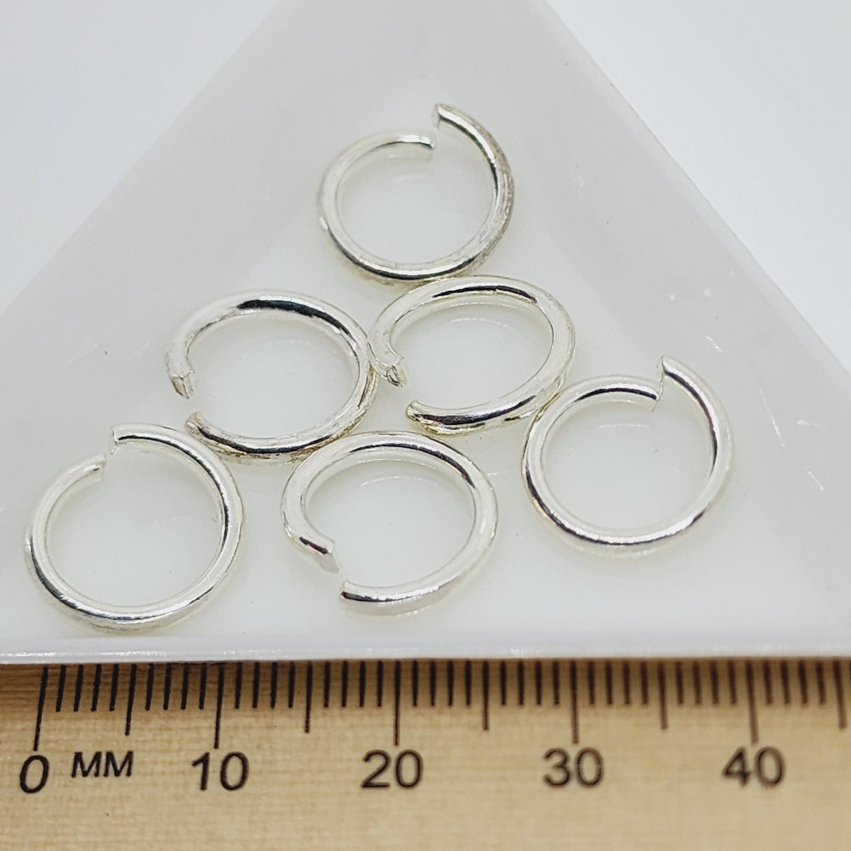 13x1.8mm Jumprings (10) - Silver