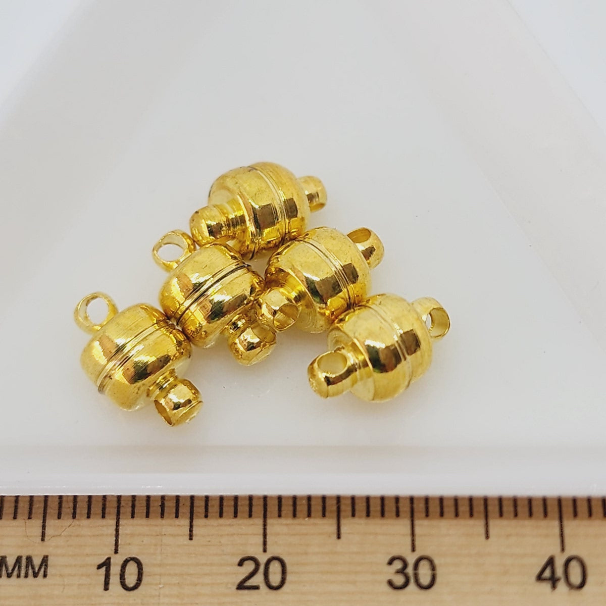 7x11mm Magnetic Clasps (5) - Gold