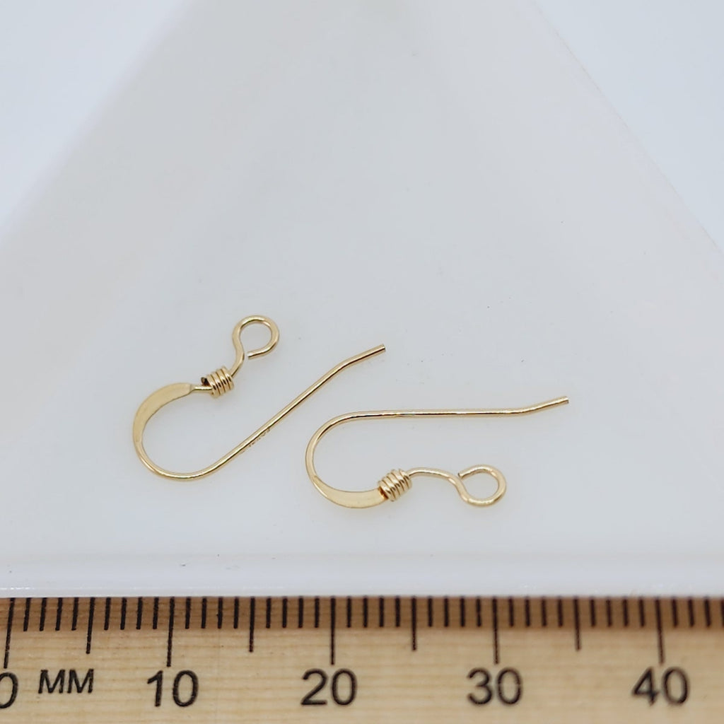 Ear Wires (2) - 14kt Gold Filled - Bead Shack