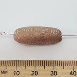 20~25mm Capsule (10) - Antique Light Copper - Vintage Clay Beads