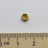 5mm Diamante Rondelles (20) - Gold