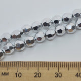 6mm Faceted Beads (500) - Silver