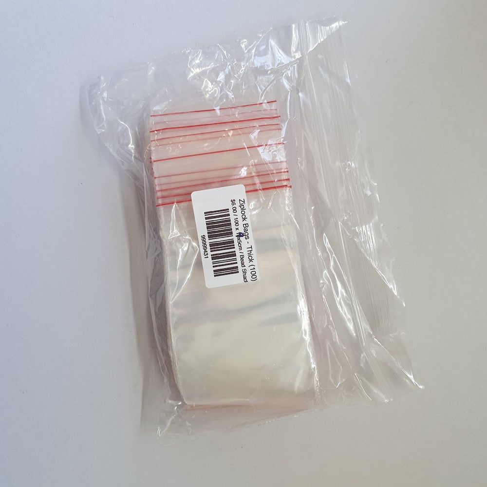 Ziplock Bags - Thick (100) - Medium