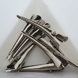 40mm Alligator Clip (25) - Platinum