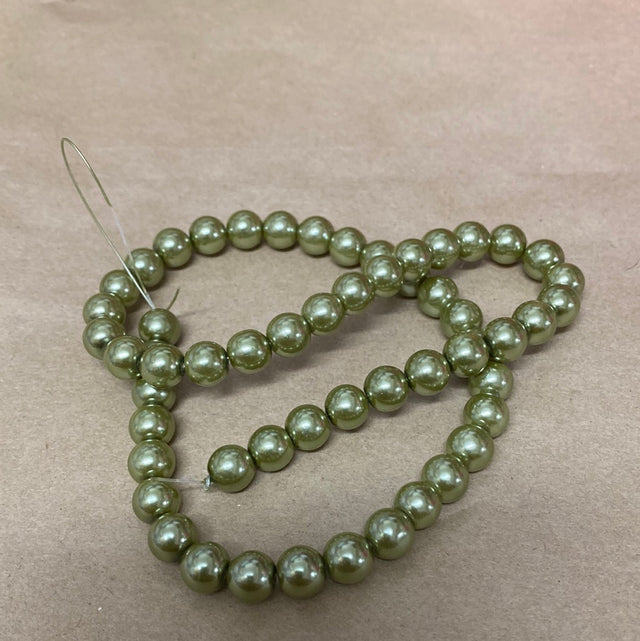 Simple Elegance Necklace & Earring Kit - Sage Green - Bead Shack
